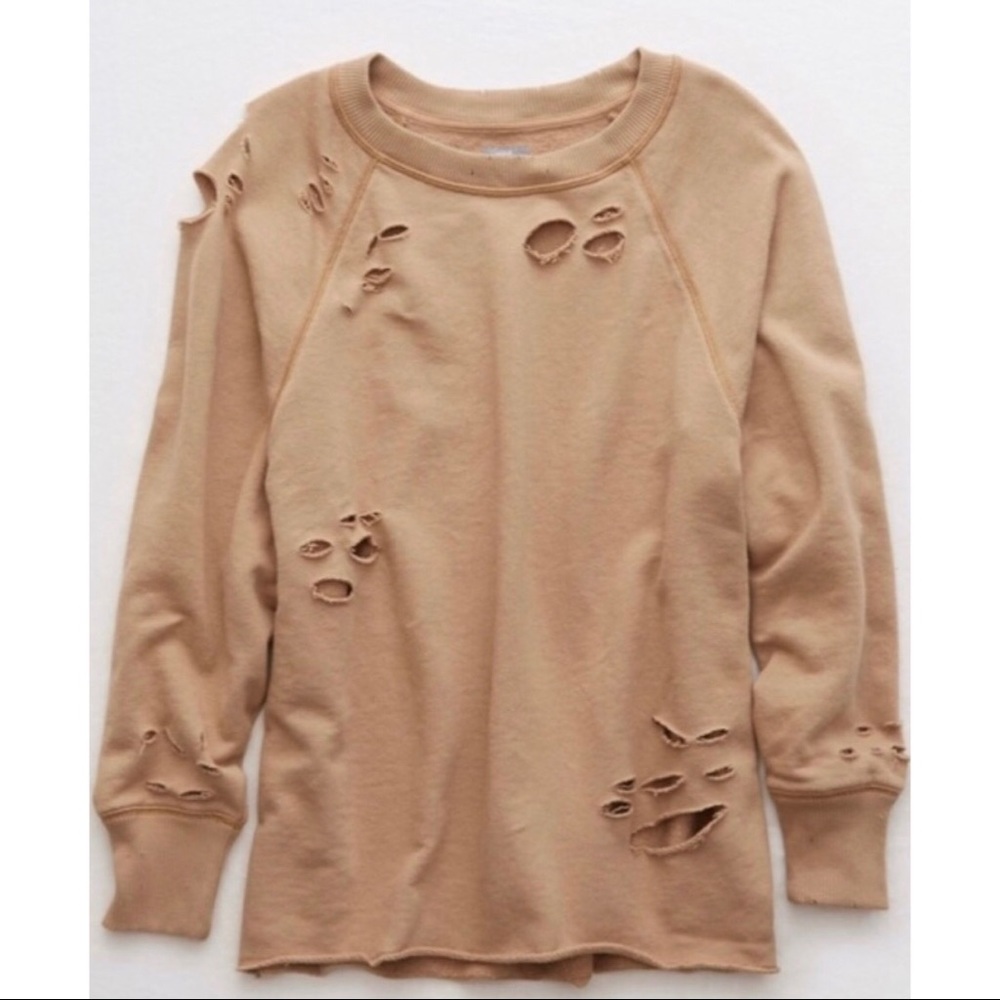 aerie Distressed Sweatshirts